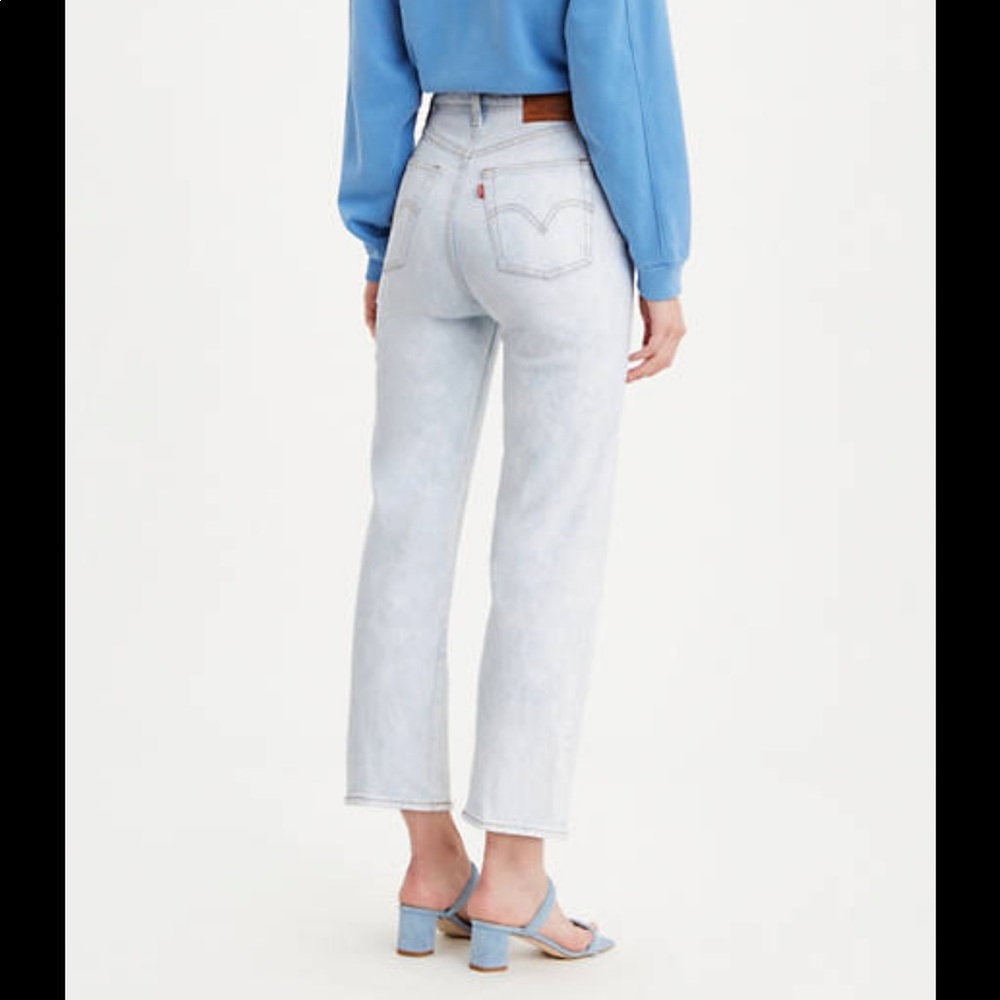 levi’s ribcage ankle straight jeans size 23